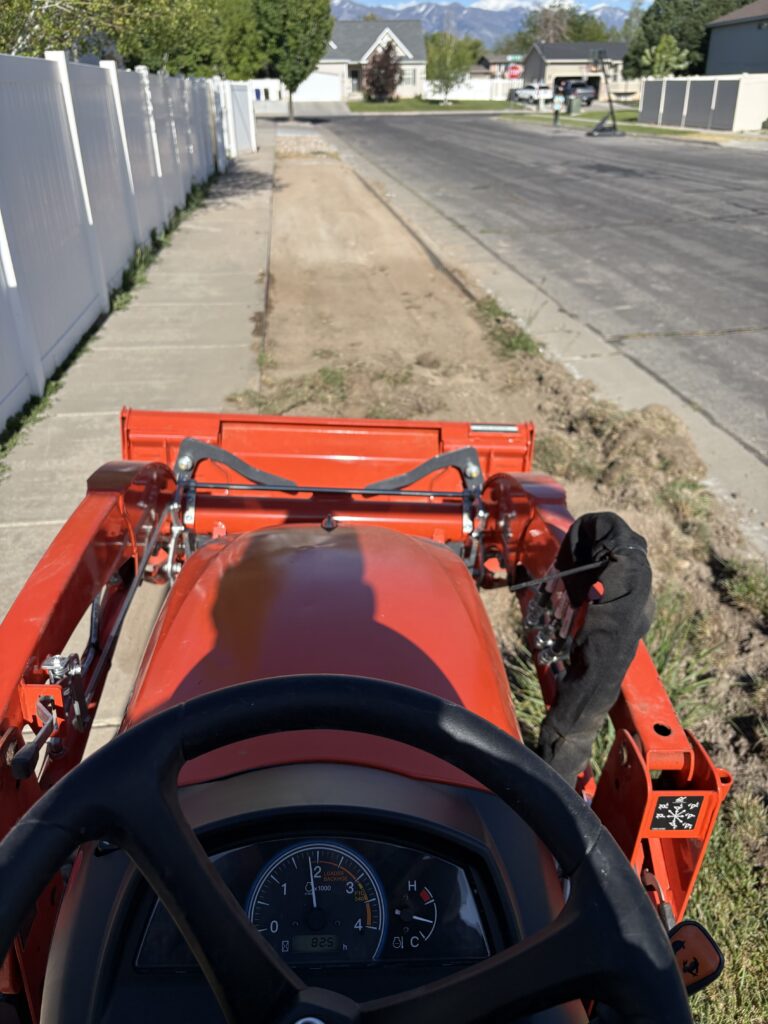 Dry Scape 78' Parkstrip